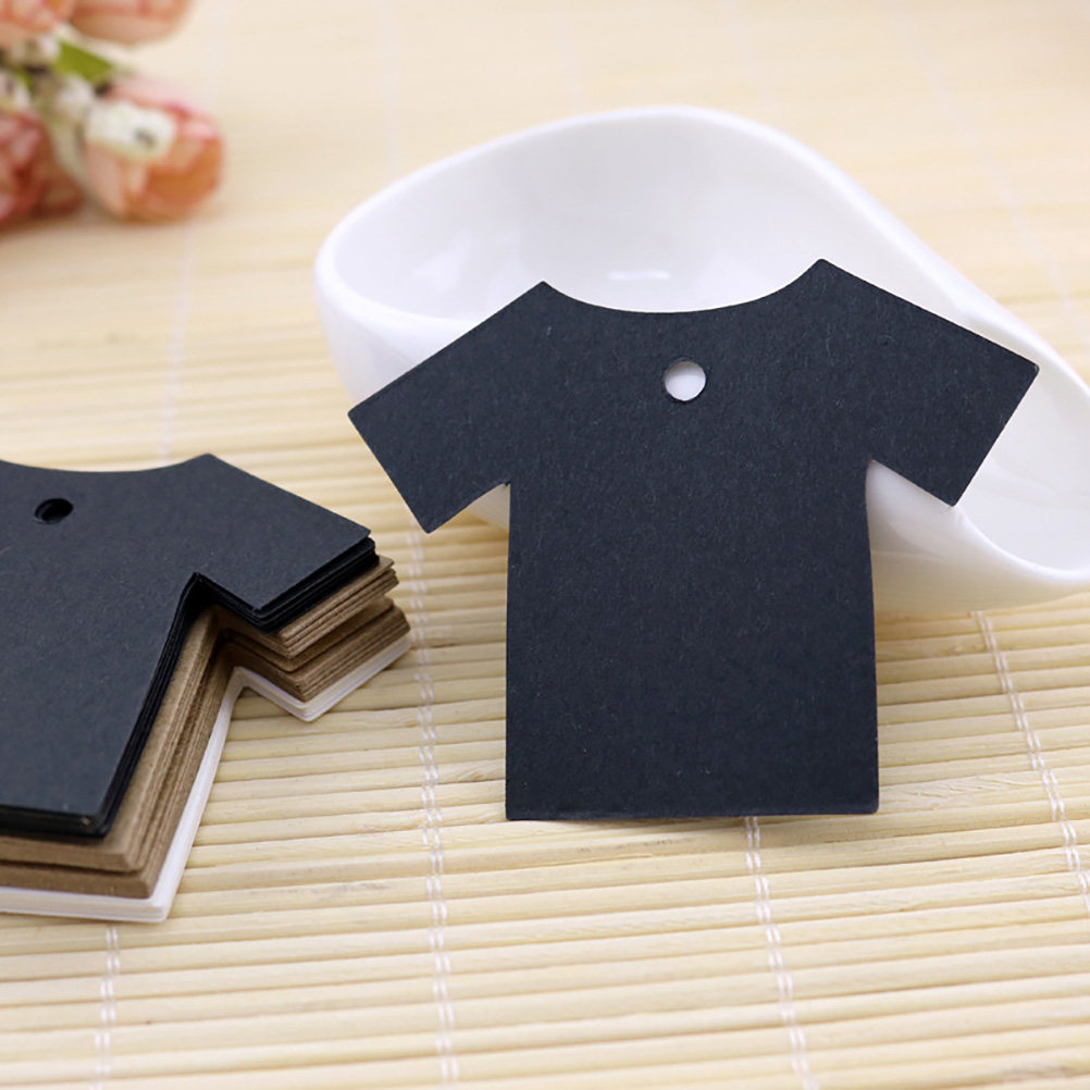 100Pcs Blank Kraft Paper Tags  - Craft Embellishments avaliação e preço