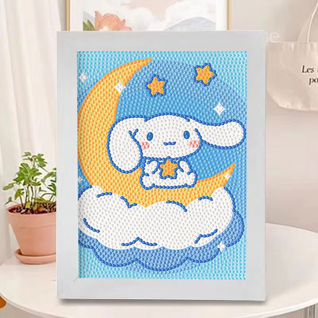 Sanliou Moon Jade Guigou Cryst - Embroidery Embellishments avaliação e preço