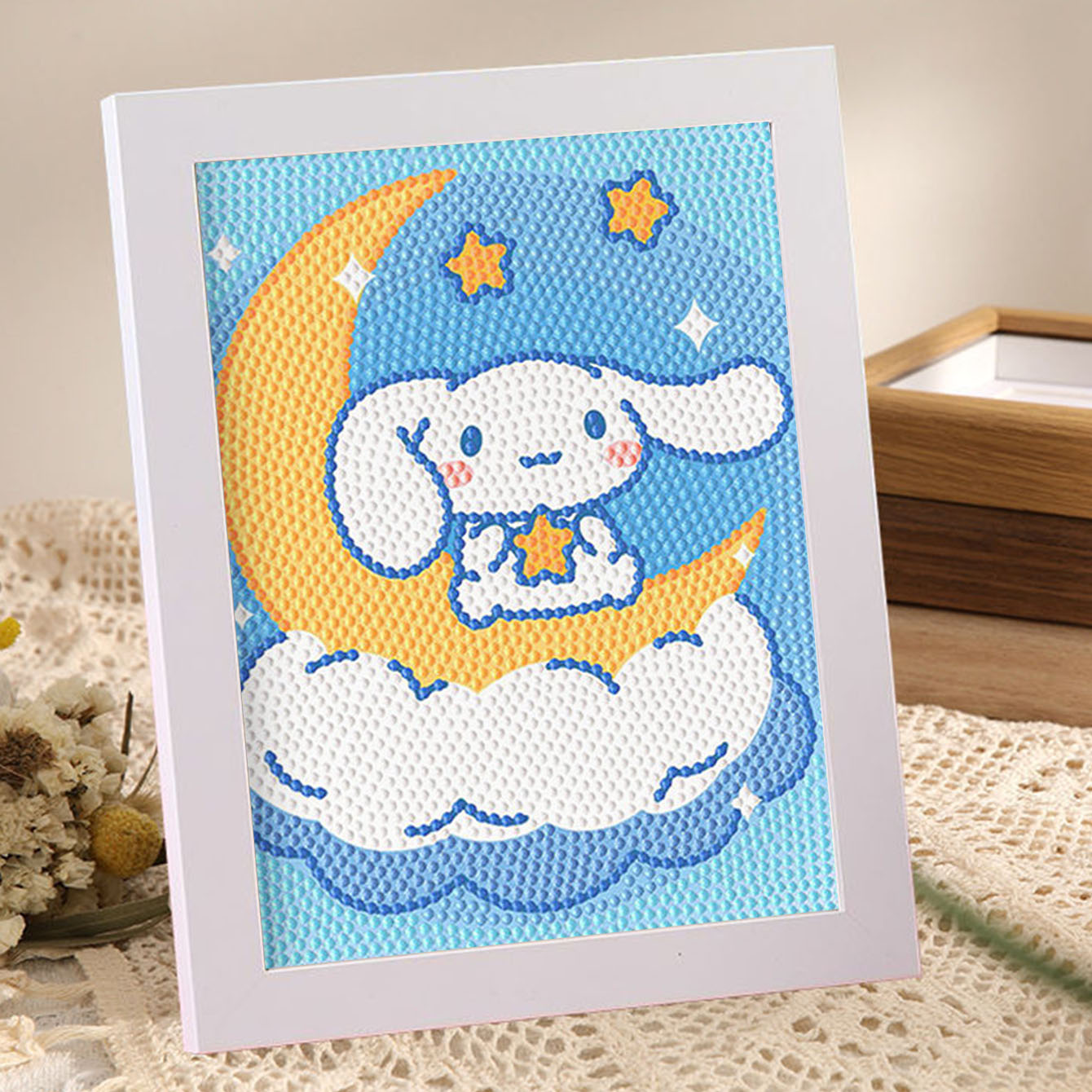 Sanliou Moon Jade Guigou Cryst - Embroidery Embellishments avaliação e preço