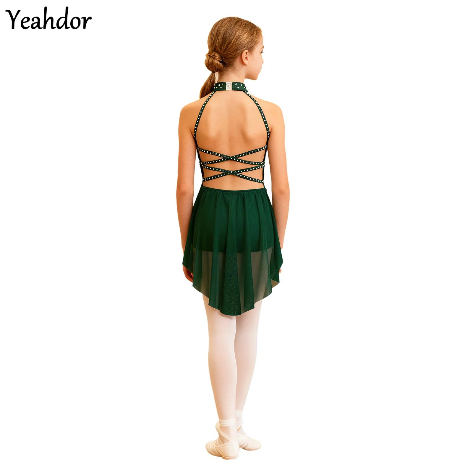 Girls Lyrical Dance Dress Rhin - Rhinestone Banding Trim avaliação e preço