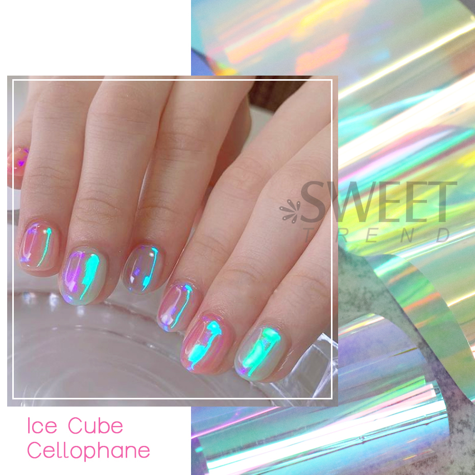 8pcs Holographic Aurora Film N - Glitter Vinyl Roll avaliação e preço