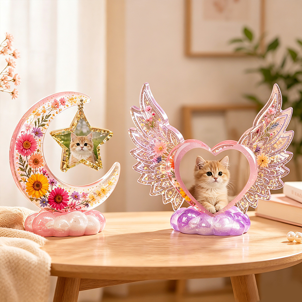 S0308 Heart Shaped Photo Frame - Embellishment Crafts avaliação e preço
