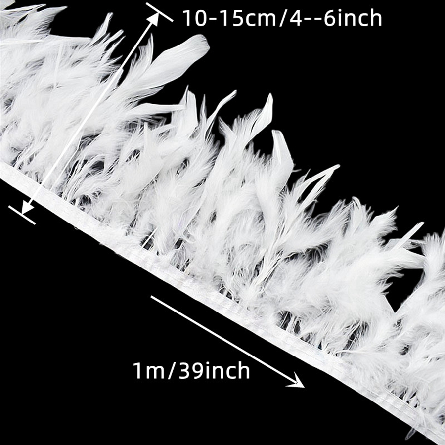 100CM Multi-Color Feather Trim - Feather Trim Marabou avaliação e preço