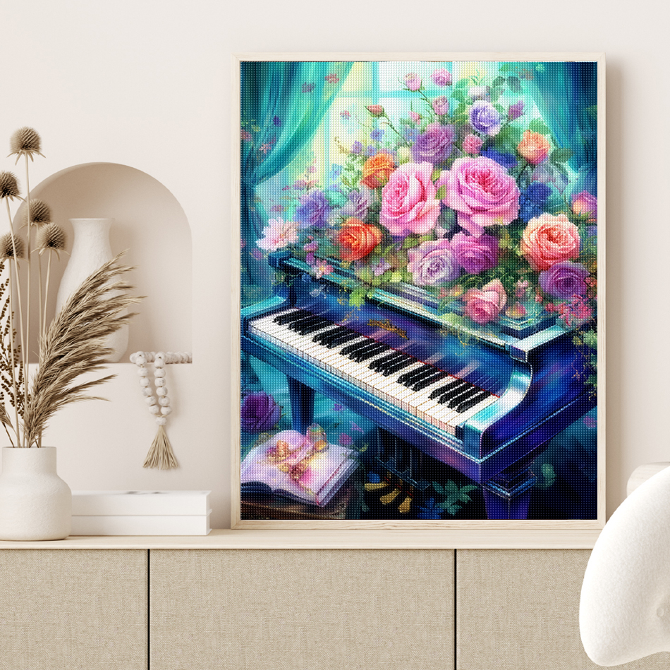 1pc frameless  Diamond Paintin - Embroidery Embellishments avaliação e preço